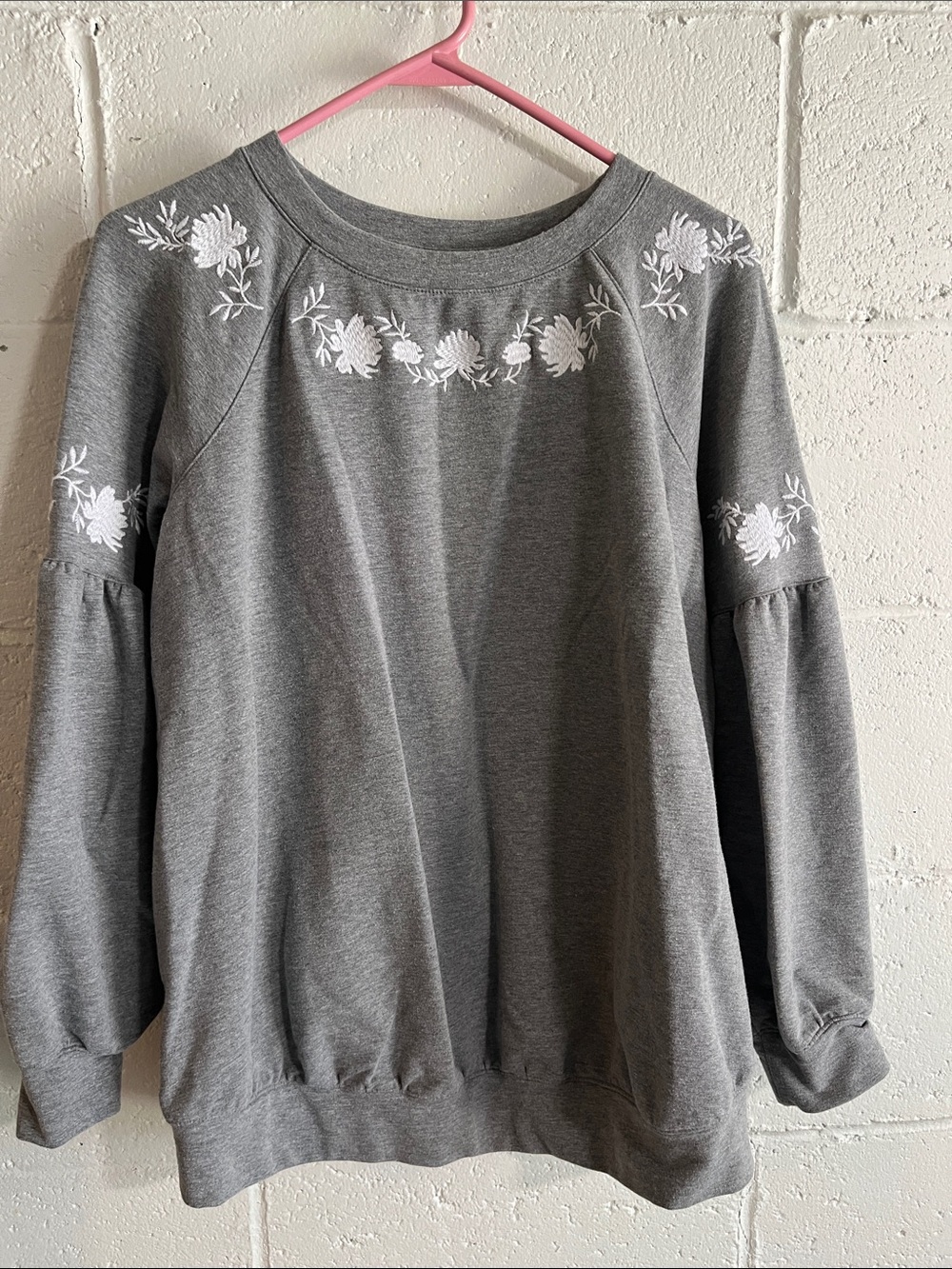 Isabel Maternity by Ingrid & Isabel Embroidered Sweatshirt